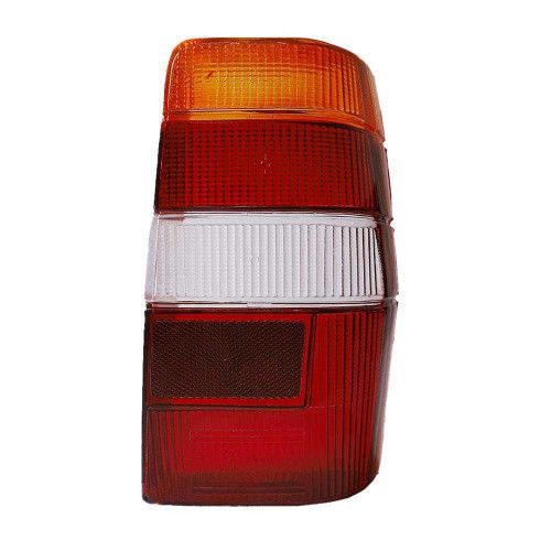 LENTE DA LANTERNA TRASEIRA FIORINO 86/97 JCV LADO DIREITO TRICOLOR MODELO CARTO - UNIDADE