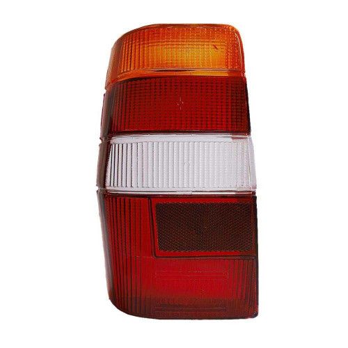 LENTE DA LANTERNA TRASEIRA FIORINO 86/97 JCV LADO ESQUERDO TRICOLOR MODELO CARTO - UNIDADE