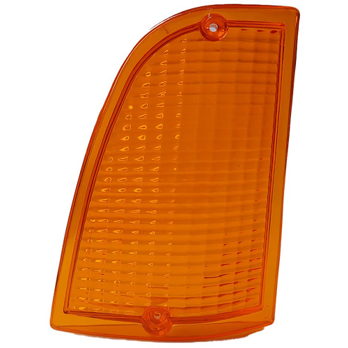 LENTE DA LANTERNA DIANTEIRA CORCEL II 78/83 RENOV LADO DIREITO PLÁSTICO COR ÂMBAR - UNIDADE