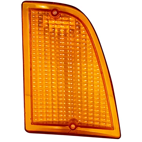 LENTE DA LANTERNA DIANTEIRA CORCEL II 78/83 RENOV LADO ESQUERDO PLÁSTICO COR ÂMBAR - UNIDADE