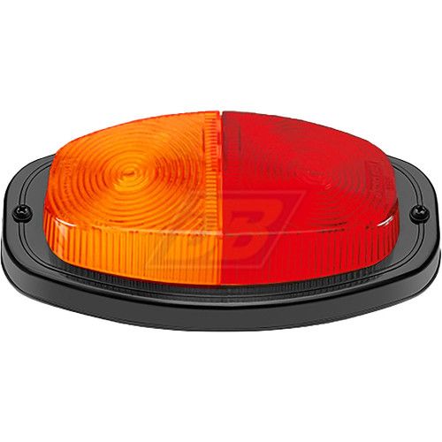 LANTERNA DE PARA-CHOQUE CANOINHA BICOLOR RENOV ARO PRETO - PC COM 2 UN