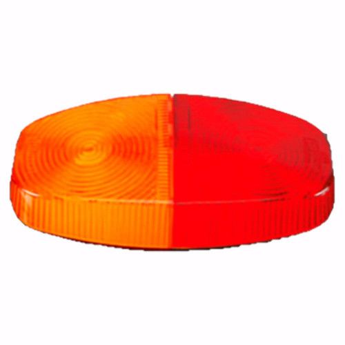 LENTE DA LANTERNA DE PARA-CHOQUE TIPO CANOINHA RENOV BICOLOR ACRÍLICA - PC COM 2 UN