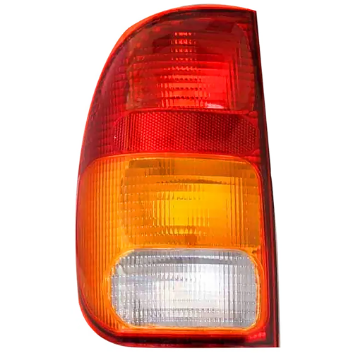 LANTERNA TRASEIRA SAVEIRO 97/03 BRUSY LADO ESQUERDO ACRÍLICO TRICOLOR - UNIDADE