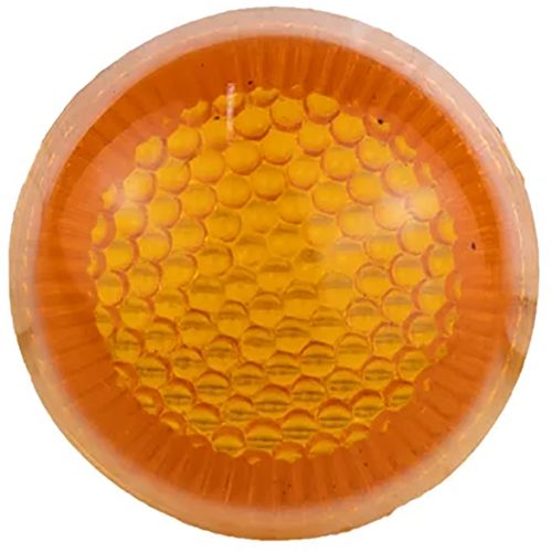 LENTE DA LANTERNA LATERAL TIPO LS COR ÂMBAR - UNIDADE